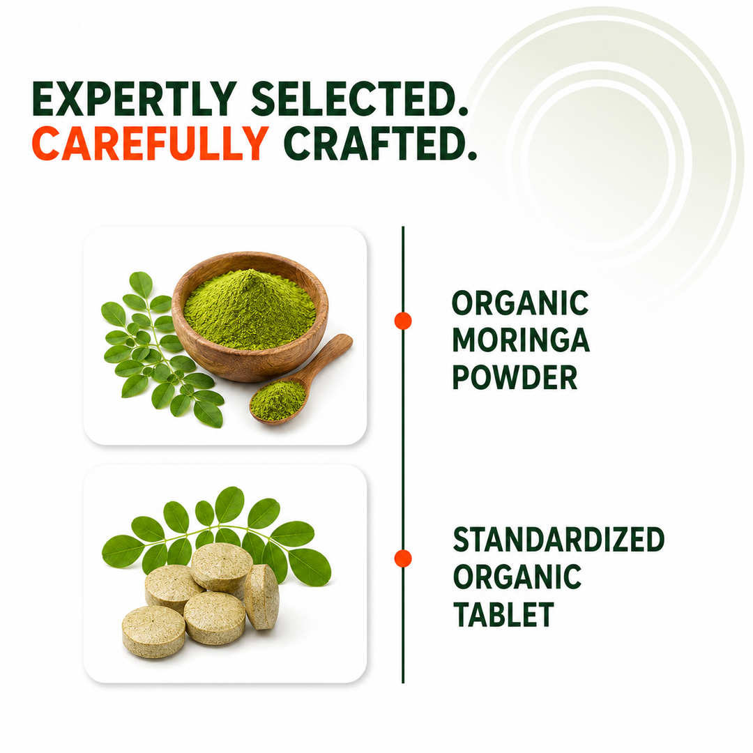Pure Nutrition Organic Moringa Tablets 1200mg | 120 Tablets