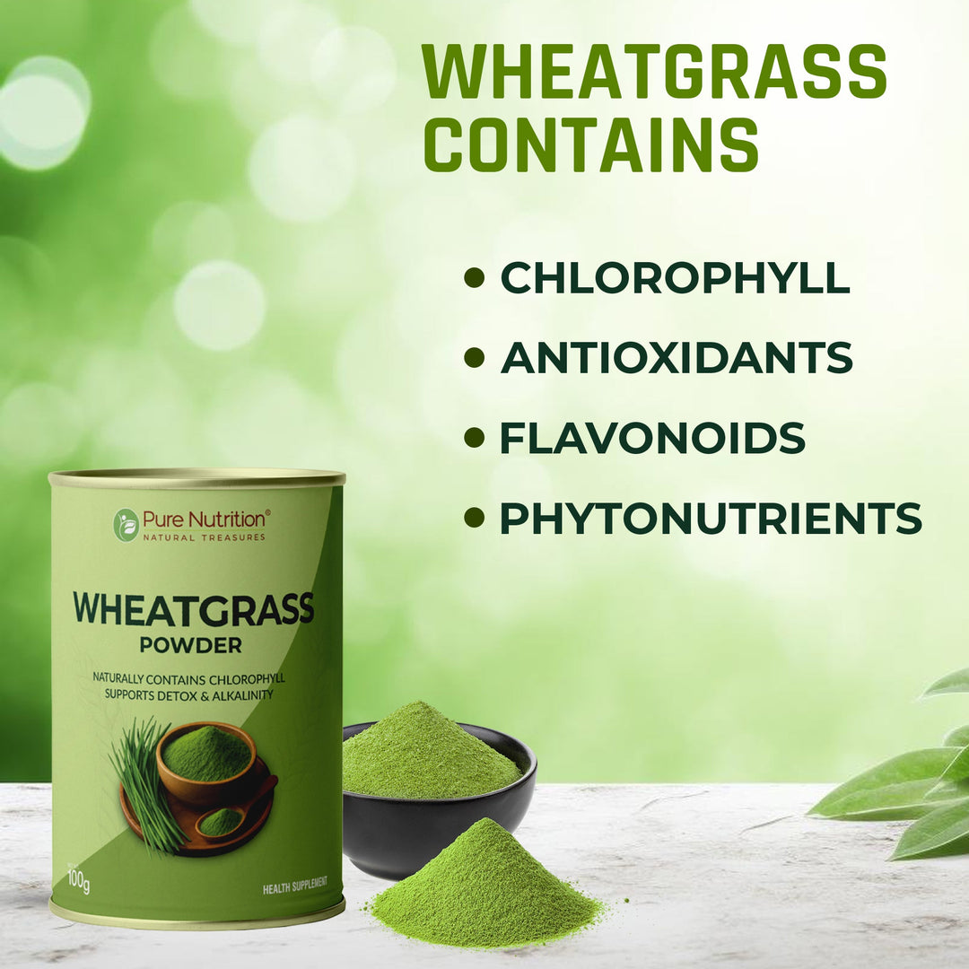 Wheatgrass Powder  100g | Detox, Alkalizing & Daily Energy Support