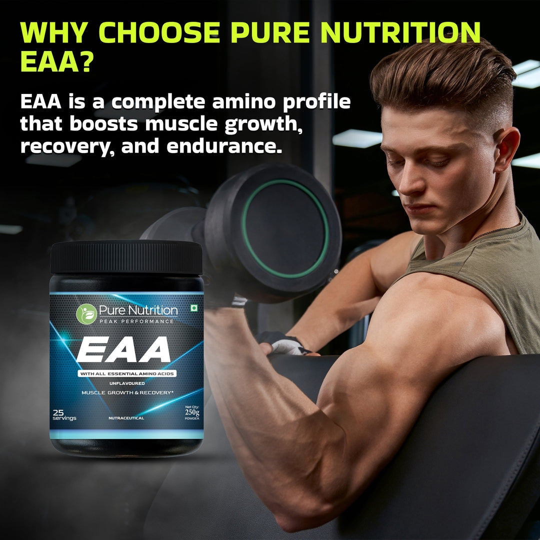 EAA Powder  All 9 Essential Amino Acids | Unflavoured | Muscle Support
