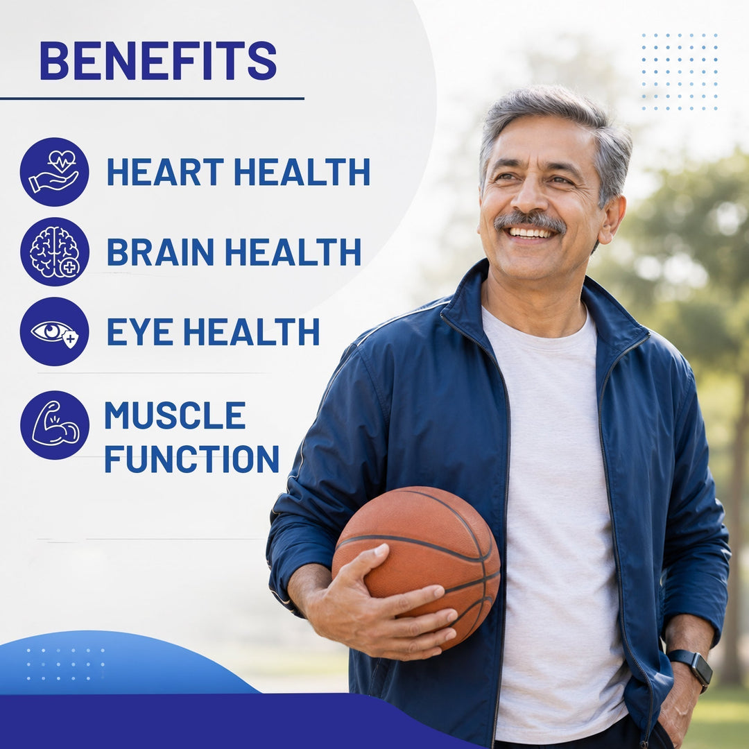 Men 50+ Multivitamins & Multiminerals 60 Veg Tablets | Senior Wellness