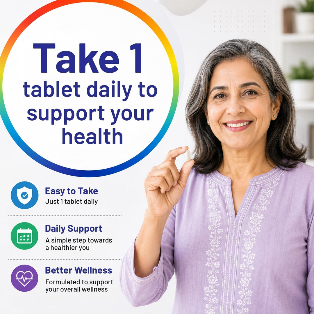Women 50+ Multivitamins & Multiminerals 60 Veg Tablets | Senior Wellness