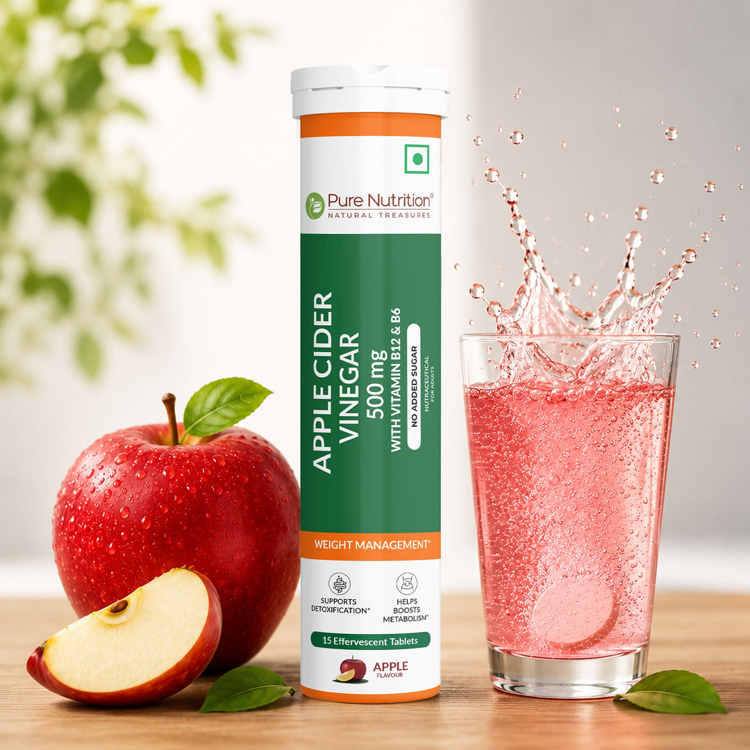ACV Moringa Effervescent Tablets  Apple Flavour | Detox & Metabolism