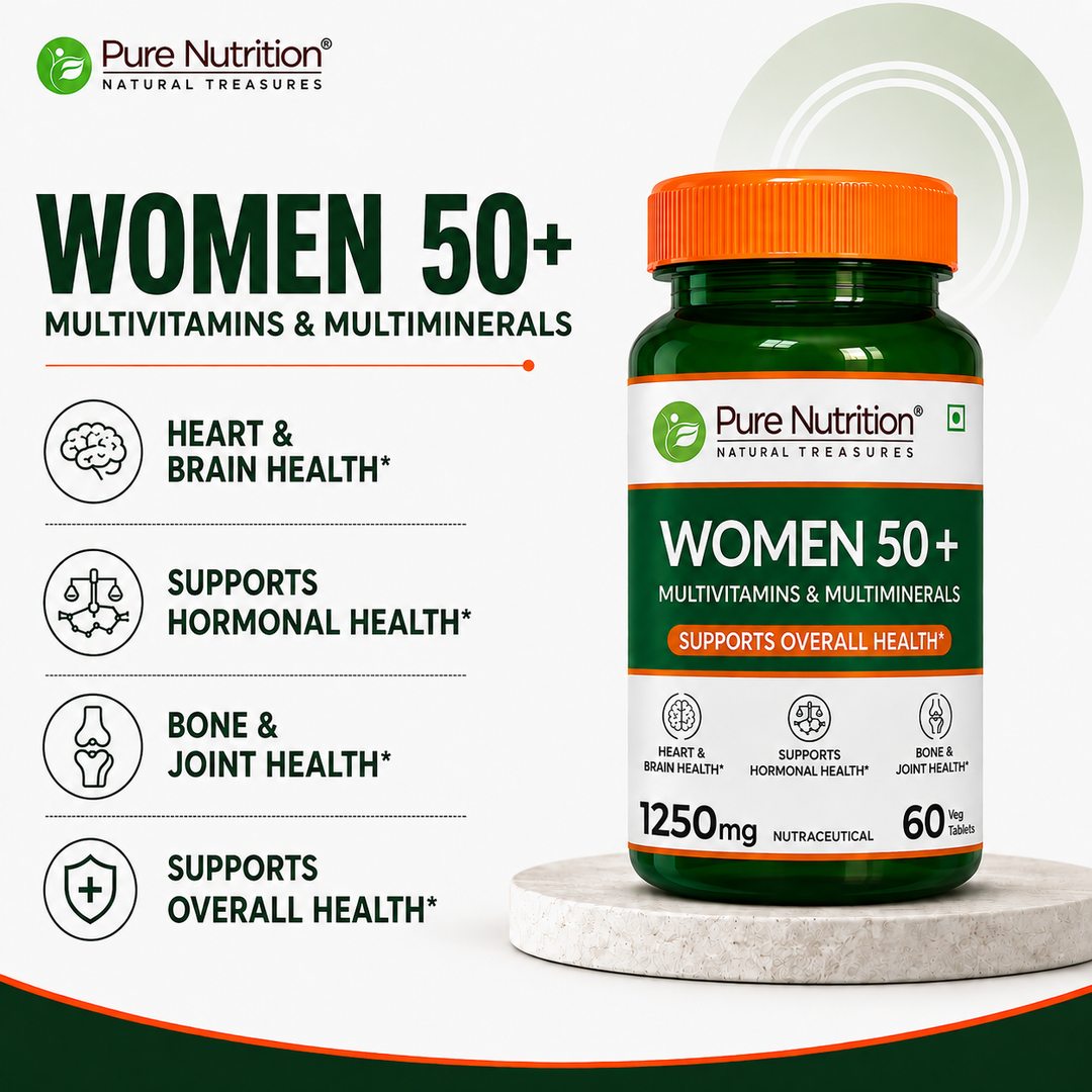 Women 50+ Multivitamins & Multiminerals 60 Veg Tablets | Senior Wellness