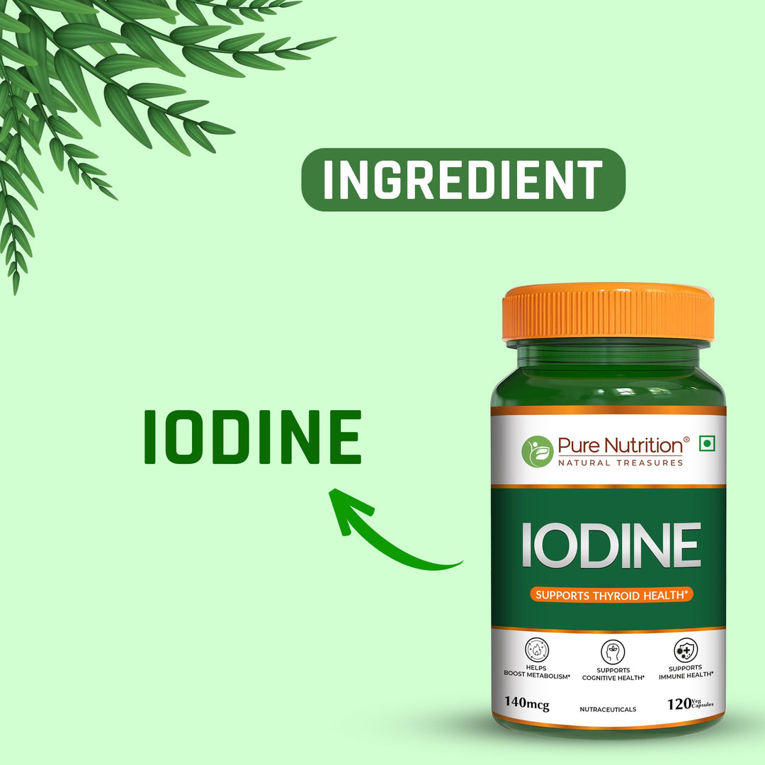 Plant-Based Iodine Supplement  Thyroid Support & Metabolic Balance
