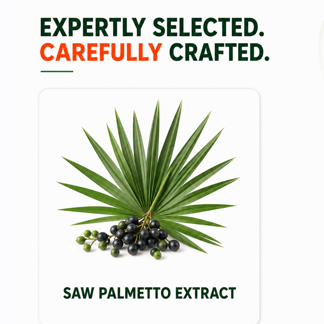 Saw Palmetto 10:1 Extract 1000mg | Supports Men&