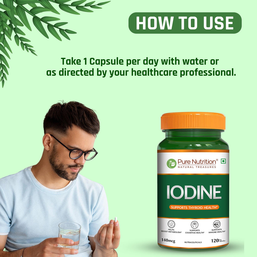 Plant-Based Iodine Supplement  Thyroid Support & Metabolic Balance
