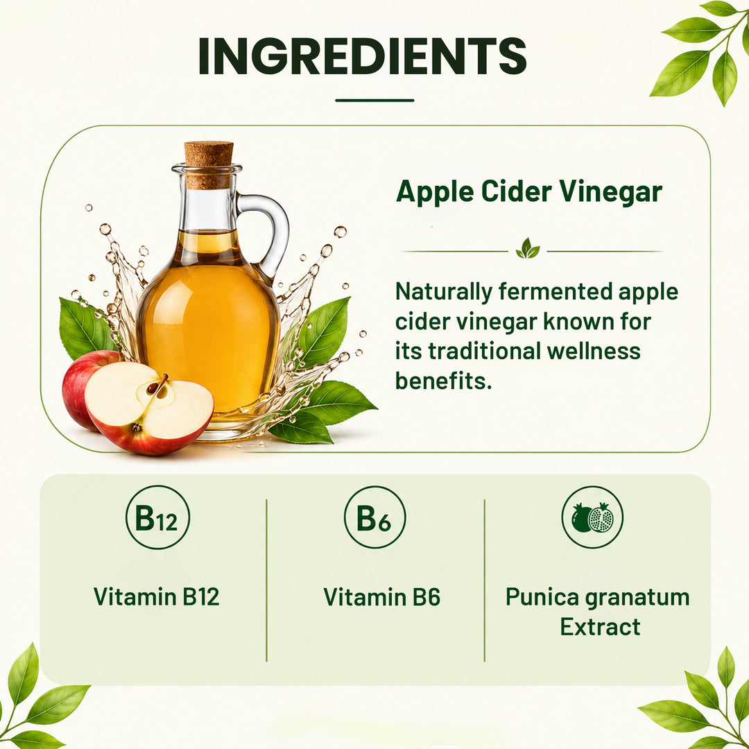 ACV Moringa Effervescent Tablets  Apple Flavour | Detox & Metabolism