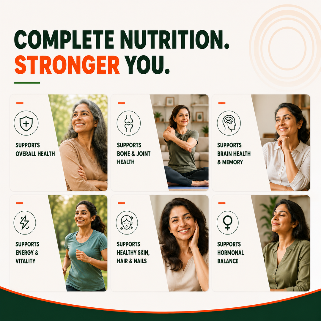 Women 50+ Multivitamins & Multiminerals 60 Veg Tablets | Senior Wellness
