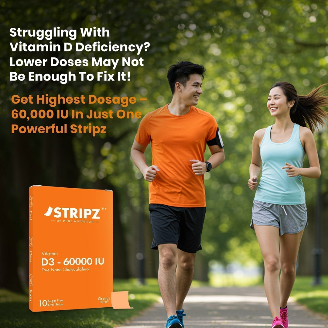 Vitamin D3 60000 IU Oral Strips 10 Sugar-Free Strips