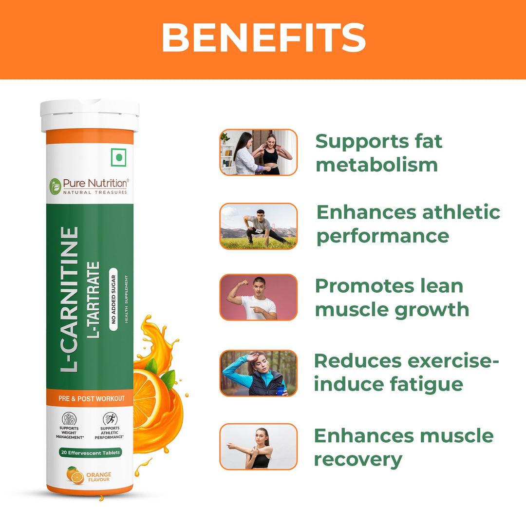 L-Carnitine L-Tartrate Effervescent Tablets  Fat Metabolism & Energy