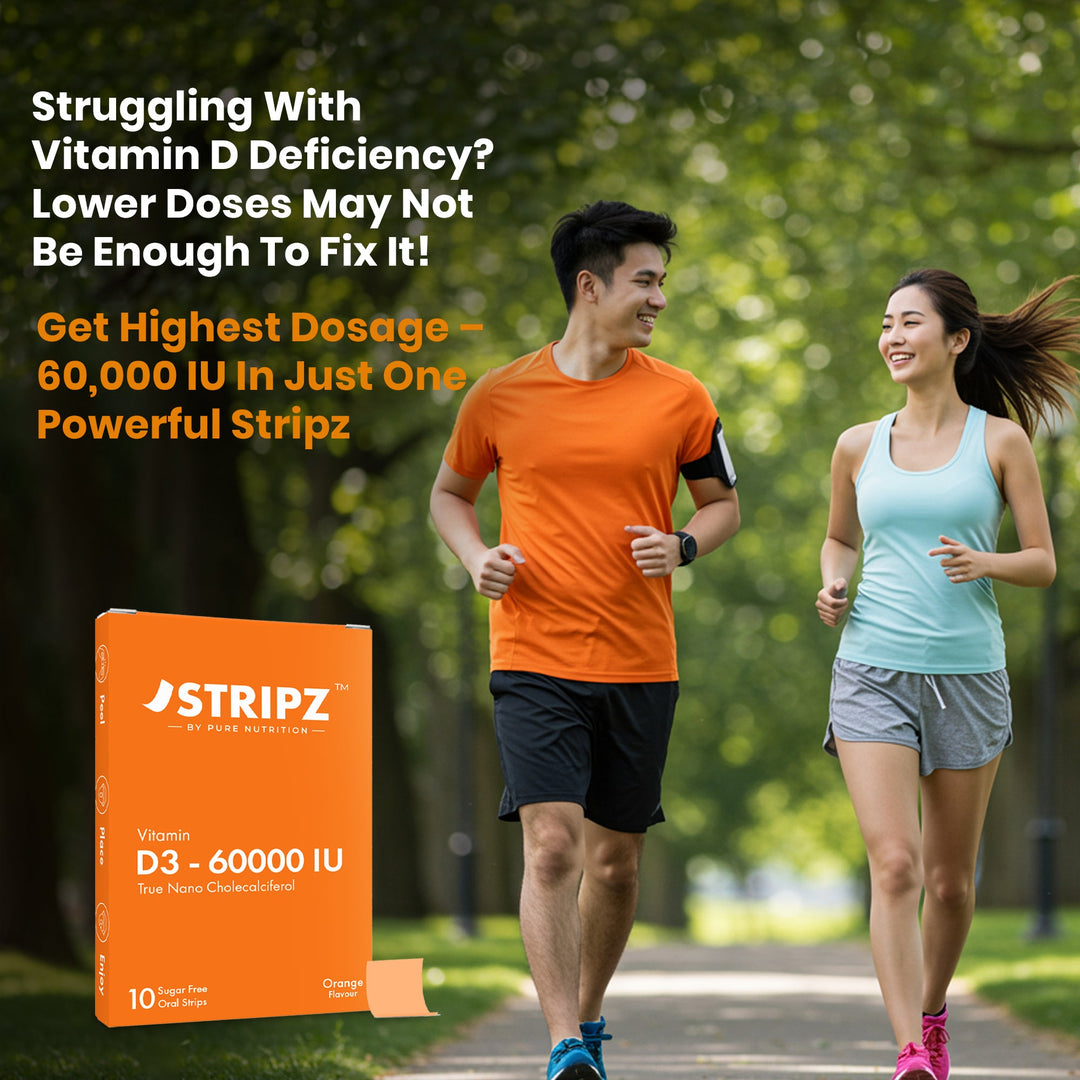 Vitamin D3 60000 IU Oral Strips 10 Sugar-Free Strips
