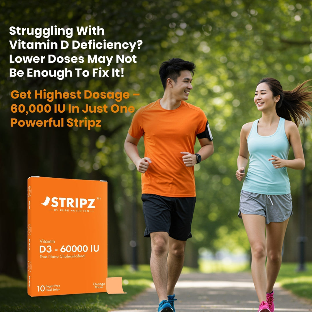 Vitamin D3 60000 IU Oral Strips 10 Sugar-Free Strips