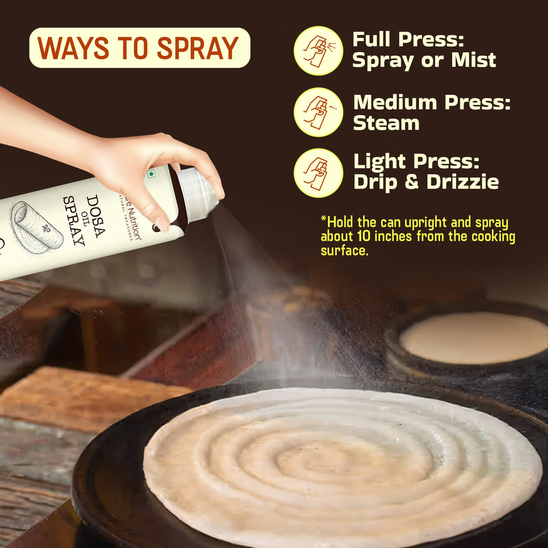 Sesame Oil Cooking Spray  Cold Pressed | Ideal for Dosas & Indian Cooking