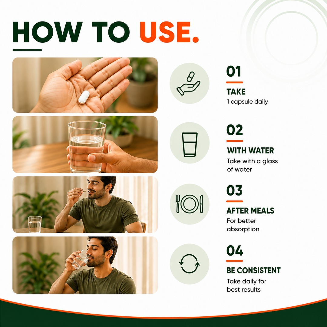 L-Theanine Capsules 200mg – Calm Focus, Stress Relief & Relaxation | 60 Capsules