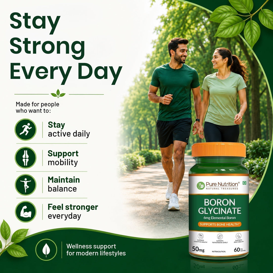 Boron Glycinate 6mg – Bone Strength, Hormone & Mineral Support