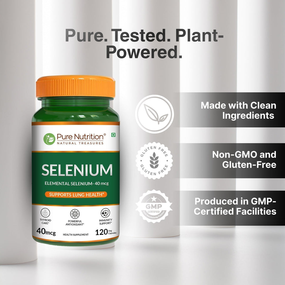 Selenium 40 mcg (L-Selenomethionine) | 120 Veg Tablets