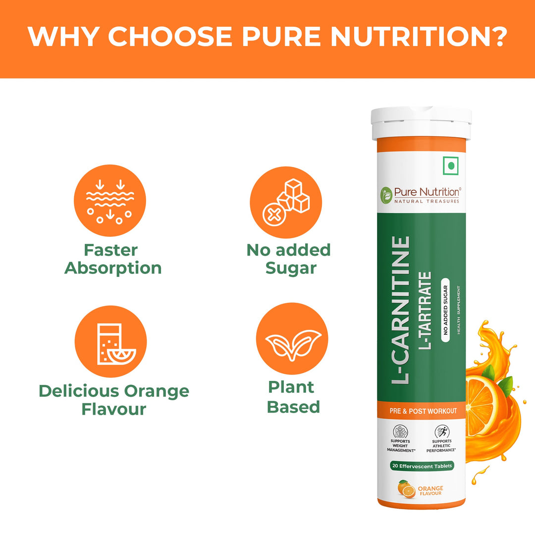 L-Carnitine L-Tartrate Effervescent Tablets  Fat Metabolism & Energy