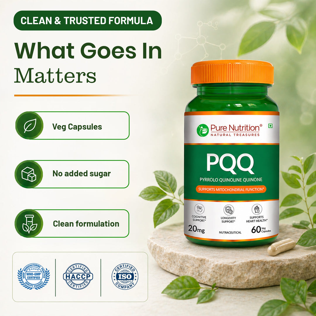 PQQ Pyrroloquinoline Quinone | Mitochondrial Energy & Cognitive Support