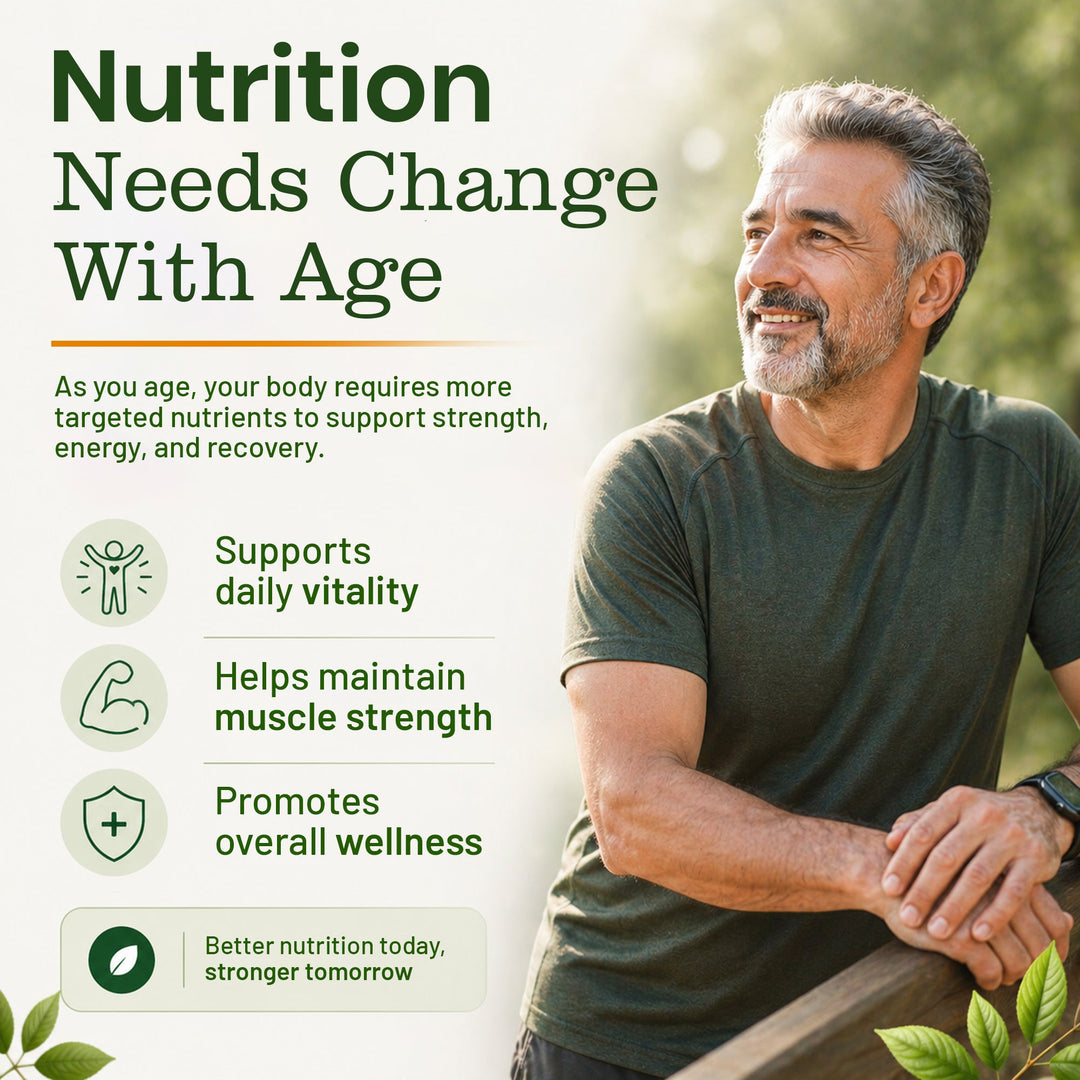 Pure Nutrition Men 50+ Multivitamins & Multiminerals | 60 Veg Tablets