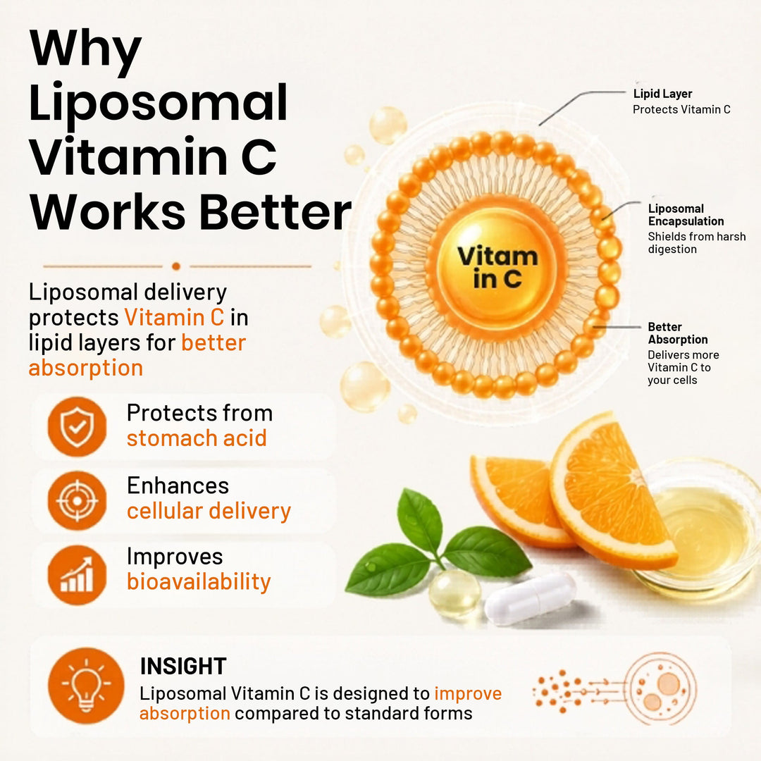 LipoMax Liposomal Vitamin C 80mg | Immune & Antioxidant Support