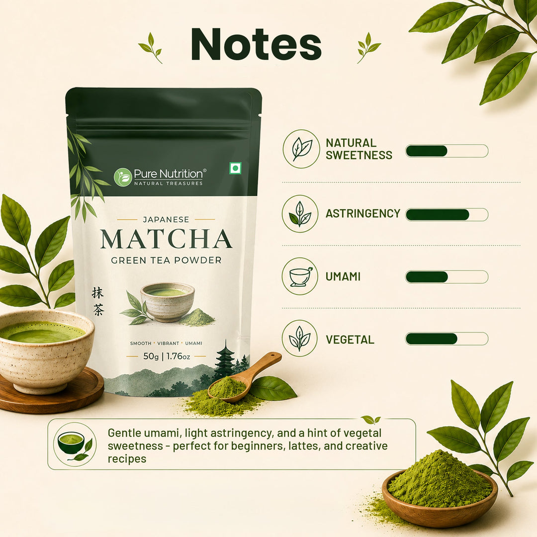Japanese Matcha Green Tea Powder 50g | Premium Japanese Matcha | Finely Ground Green Tea Powder for Tea, Lattes & Smoothies