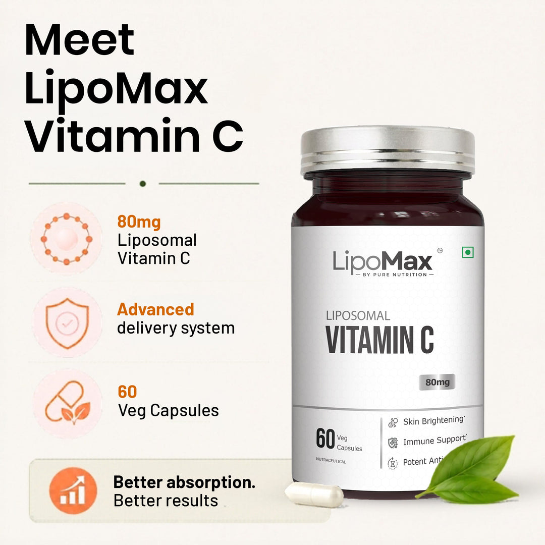 LipoMax Liposomal Vitamin C 80mg | Immune & Antioxidant Support