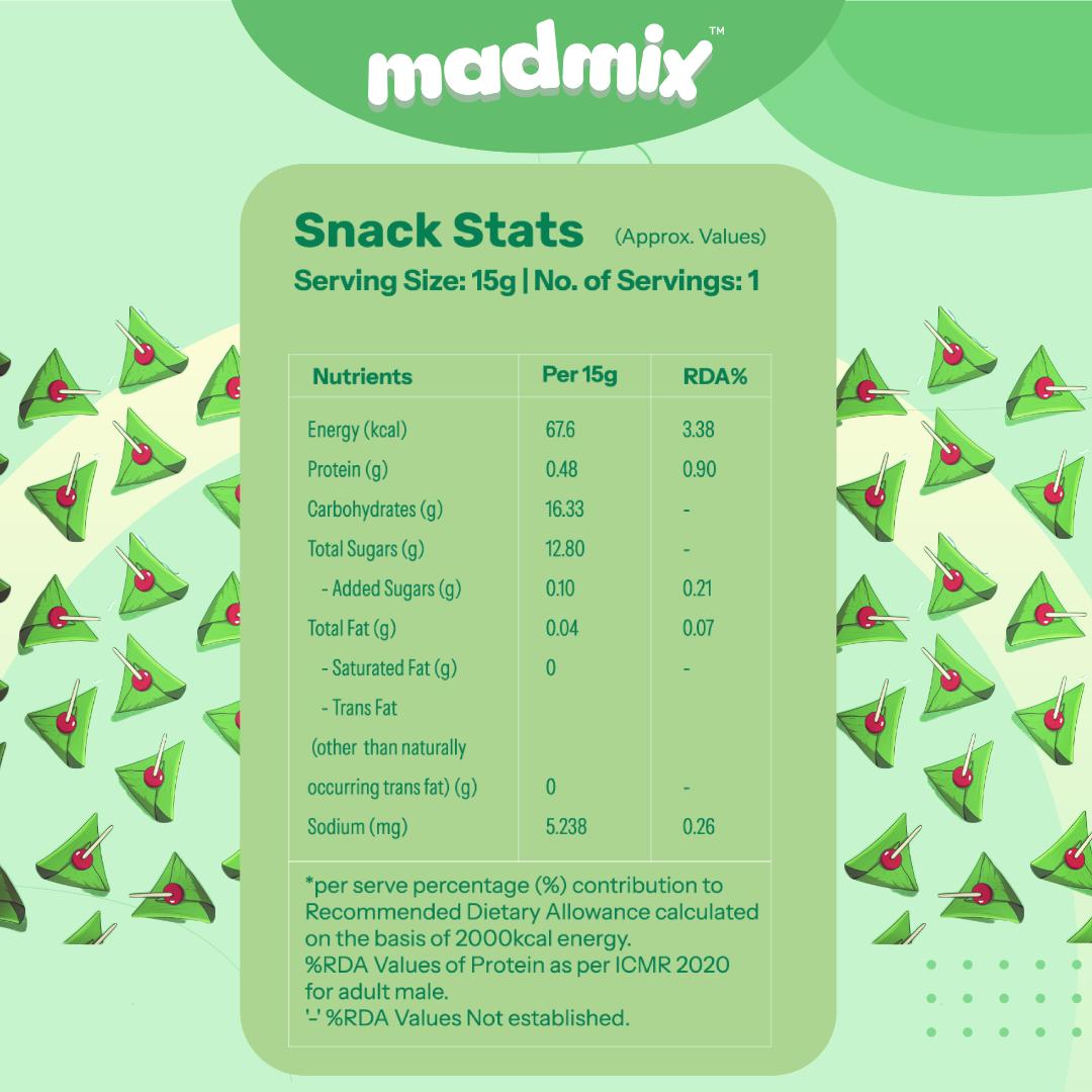 Madmix Raisins Paan Pack of 10 | 15 Grams Each