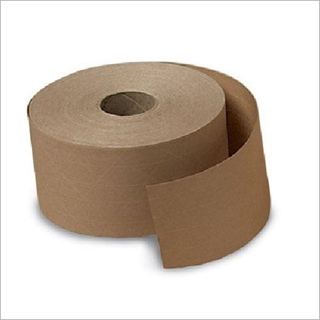 Geosmin Reinforced water activated paper tape - 70 mm x 100 mtr(pack of 2)
