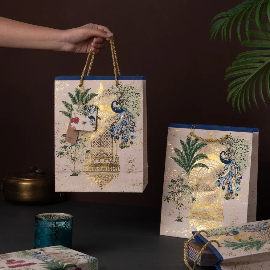 Vrindavan Medium Gift Bag - Set of 3