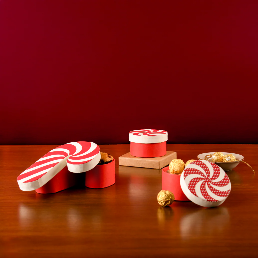 Christmas Treat Box ( Set Of 3 )