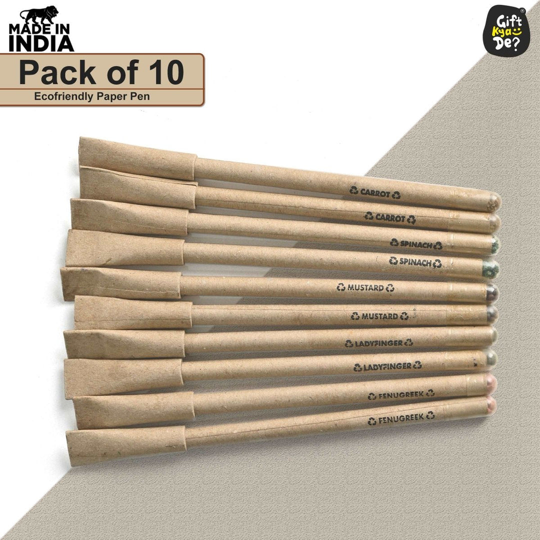 Gift Kya De Buy Eco-Friendly Paper Seed Pen ( Pack Of 10) Online - Gift Kya De
