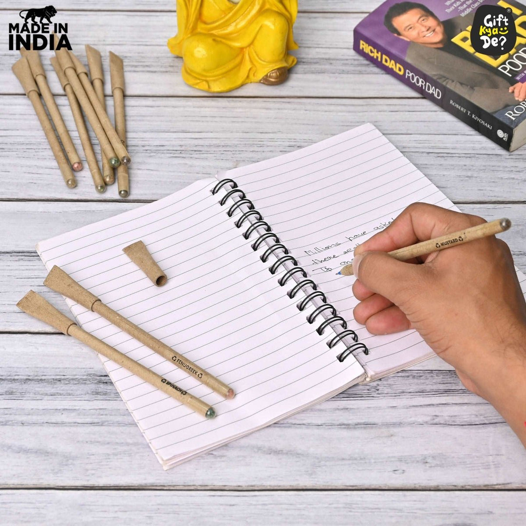 Gift Kya De Buy Eco-Friendly Paper Seed Pen ( Pack Of 10) Online - Gift Kya De