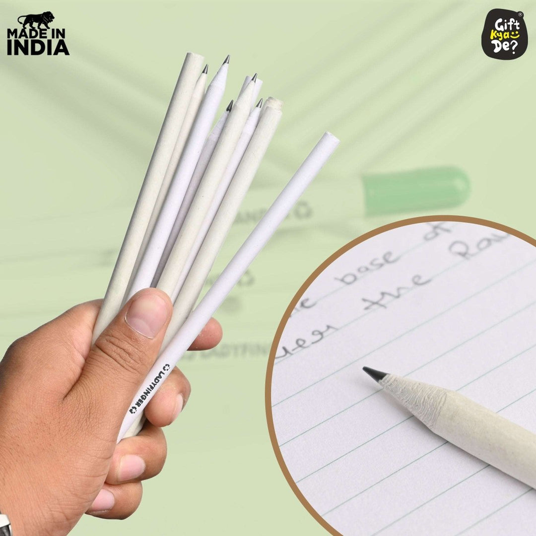 Gift Kya De Buy Eco-Friendly Paper Seed Pencil (Pack Of 10) Online - Gift Kya De