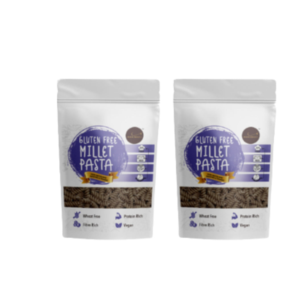 INDULGENCE Gluten Free Millet Pasta 400 Gms - (Pack of 2)