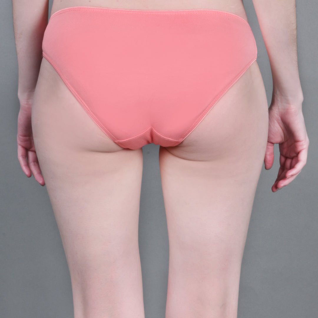 Bamboology Trends Bamboo Fabric Low Waist Underwear | Peach and Blue | Pack of 2