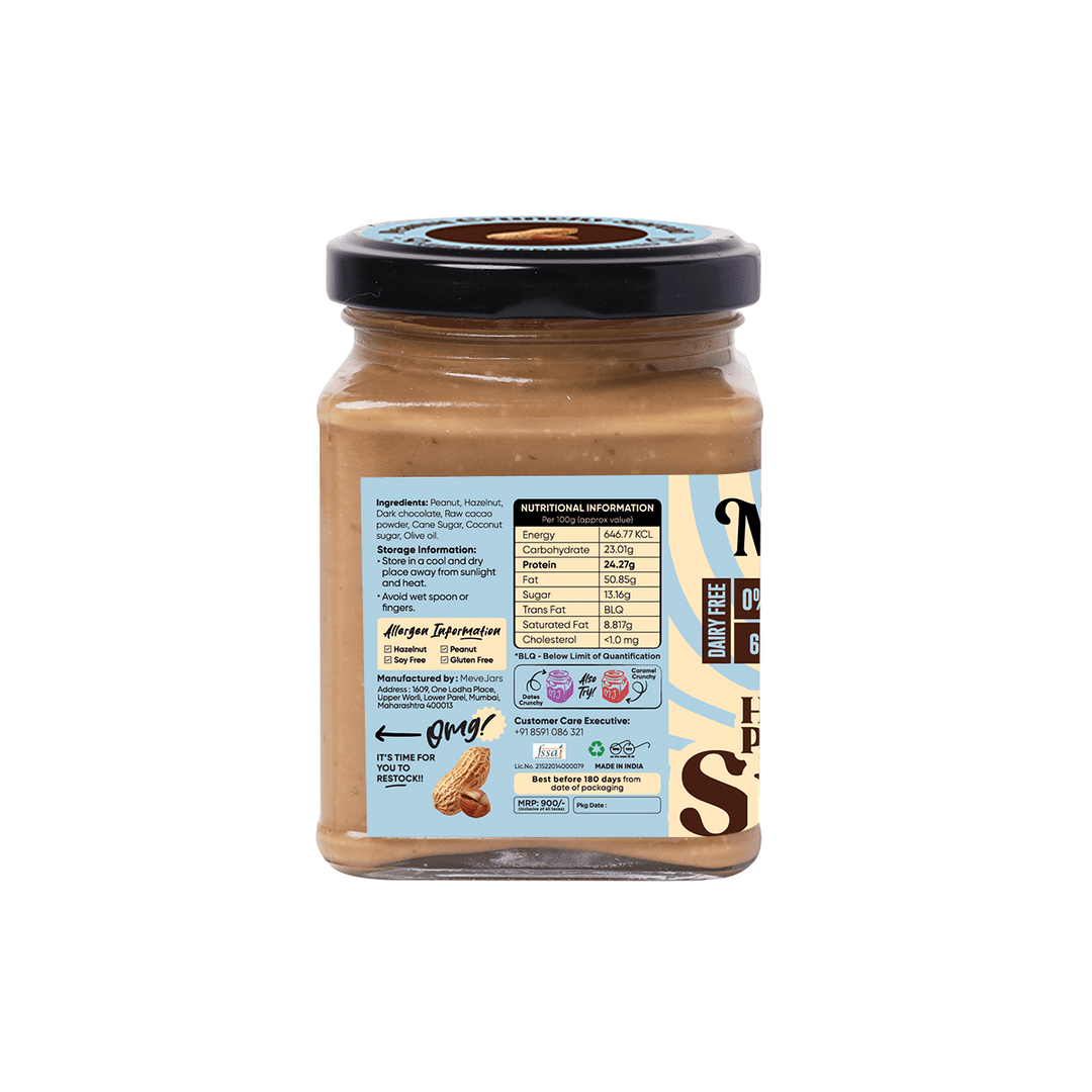 Peanut Hazelnut Spread - Crunchy - Suspire
