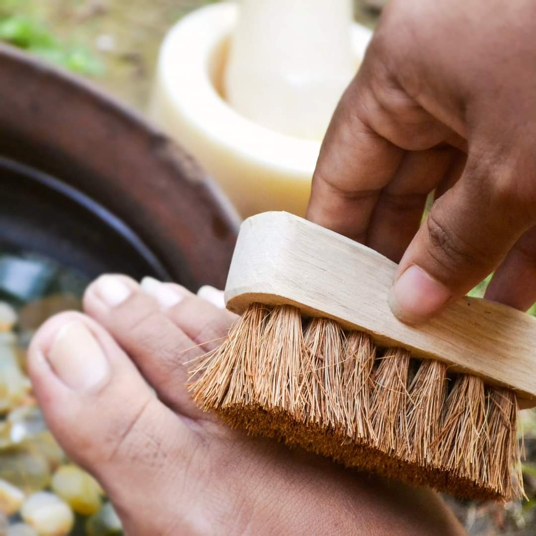 Coconut Coir Pedicure Brush -(Self Care)
