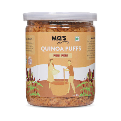 Mo's Peri Peri Mix Quinoa Puff high fiber