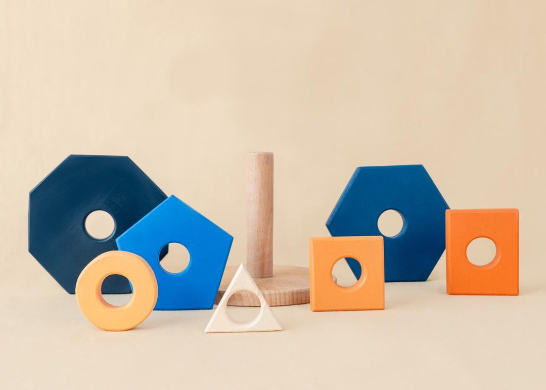 Little Lifters Montessori Geometric Shape Stacker