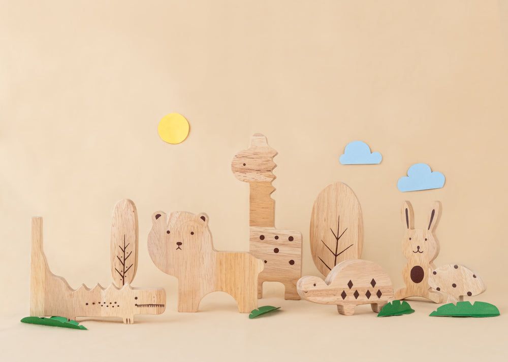 Little Lifters Wild Wonders – Wooden Safari Set