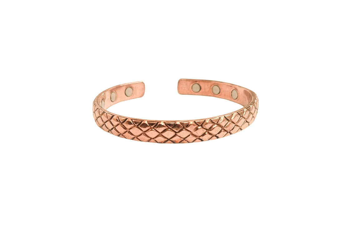 Bamboology Trends Pure Copper Magnetic Therapy Band - kada for Arthritis Relief – Adjustable, Stylish Design with 6 Powerful Magnets