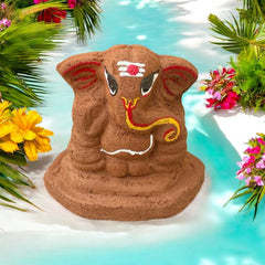 Sow and Grow Plantable Seed Ganesha 6.5 cm with Marigold Seeds