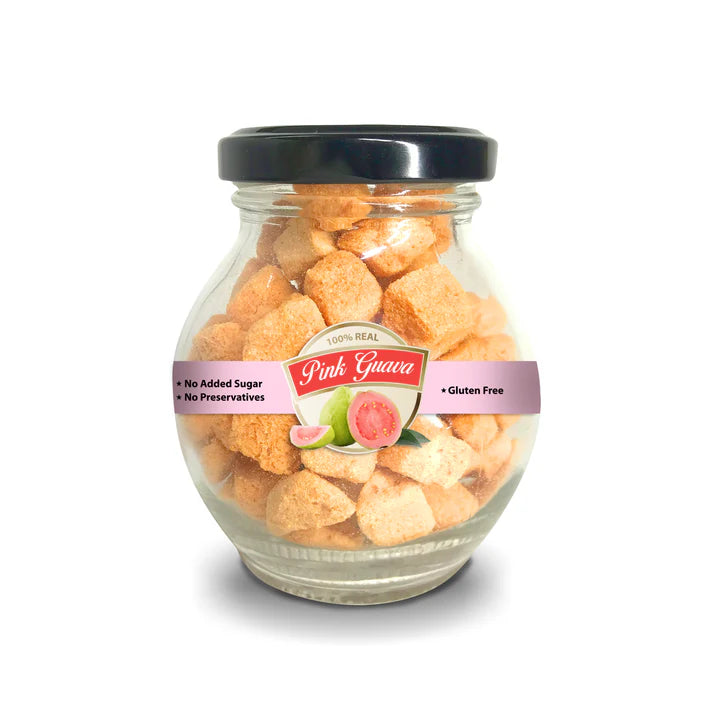 Freeter Forever Fruits 100% Natural Freeze No Added Sugar, No Preservatives Dried Fruits - Pink Gauva