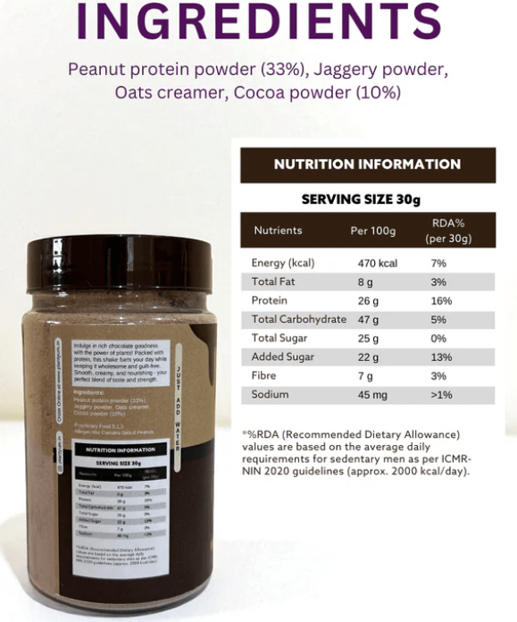 Plant Yum Chocolate Shake - Suspire