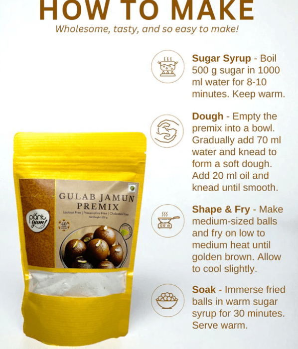 Plant Yum Gulab Jamun Premix - Suspire