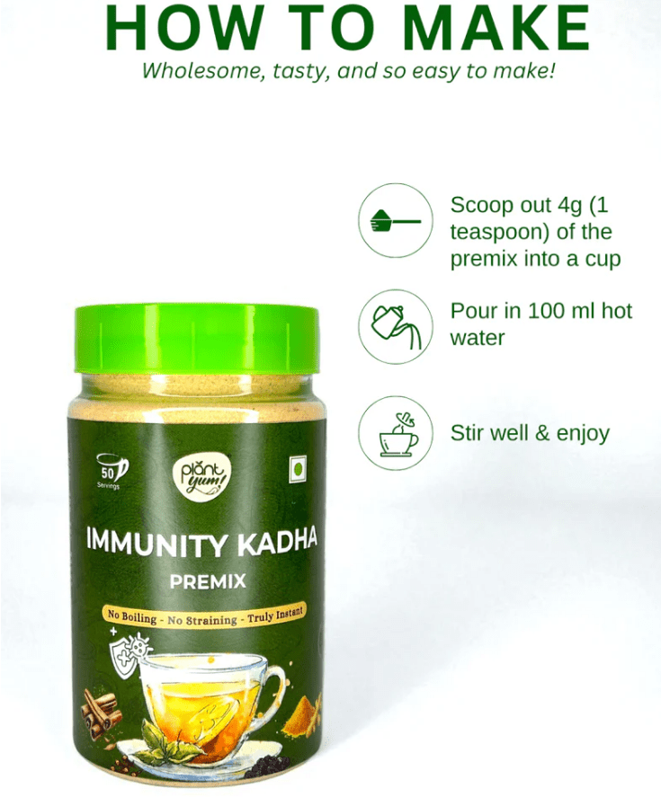 Plant Yum Immunity Kadha Premix - Suspire