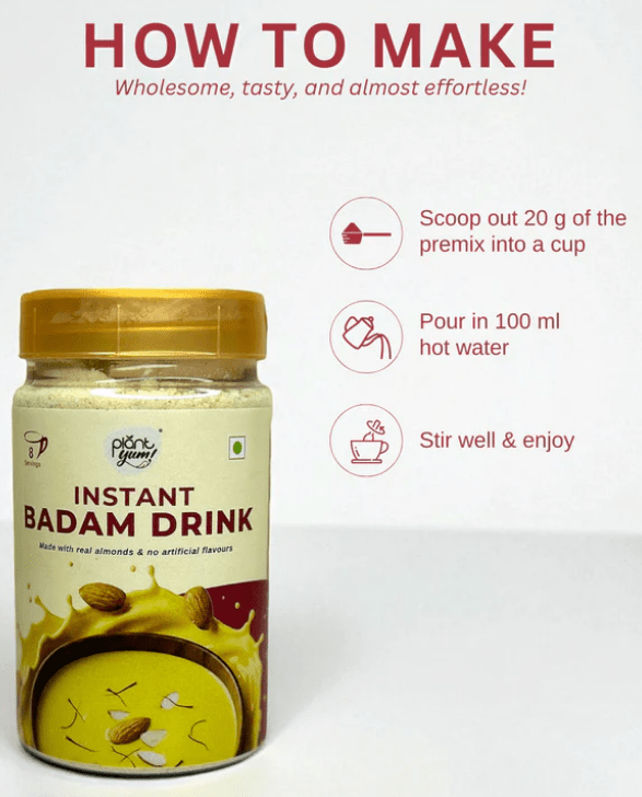 Plant Yum Instant Badam Drink - Suspire