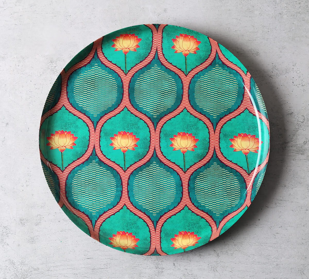 Sarus in Lake Wall Decor Plates Set of 5