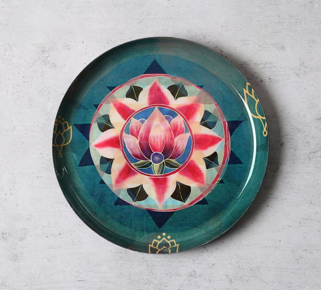 Sarus in Lake Wall Decor Plates Set of 5