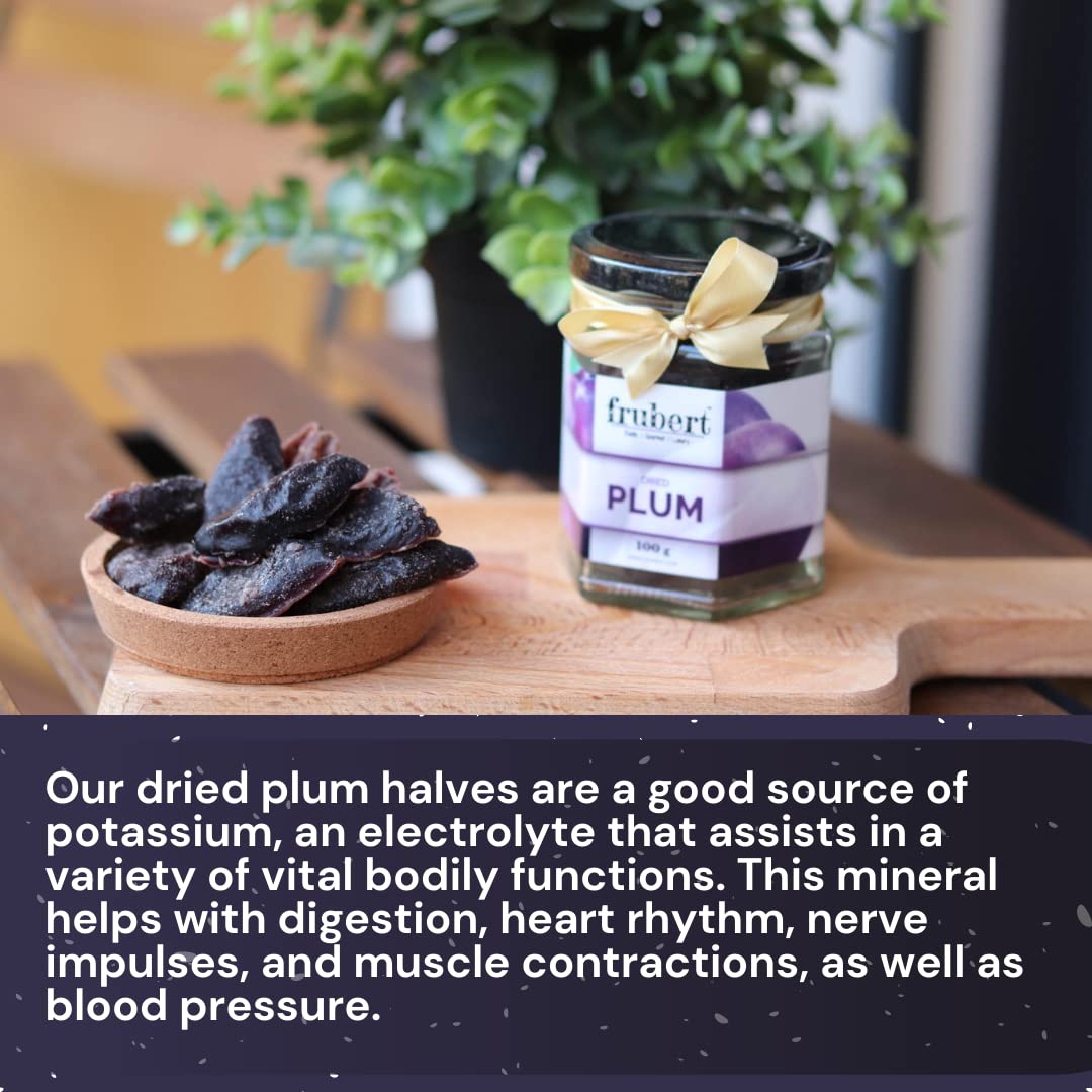 Frubert Healthy European Dried Plums - 1Kg(Gluten Free, Vegan and No Preservative)